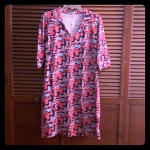 Katherine WAY print dress